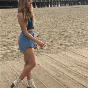 Adorable Rumor boutique denim skirt size xs